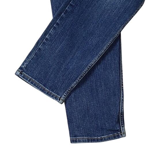 Levi's 502 Tapered Leg Dark Wash Men's Jeans Size 31X32, PRE-OWNED - Picture 5 of 11